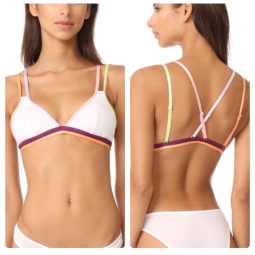 Free People Rainbow Triangle Bralette Bra - Picture 7 of 7